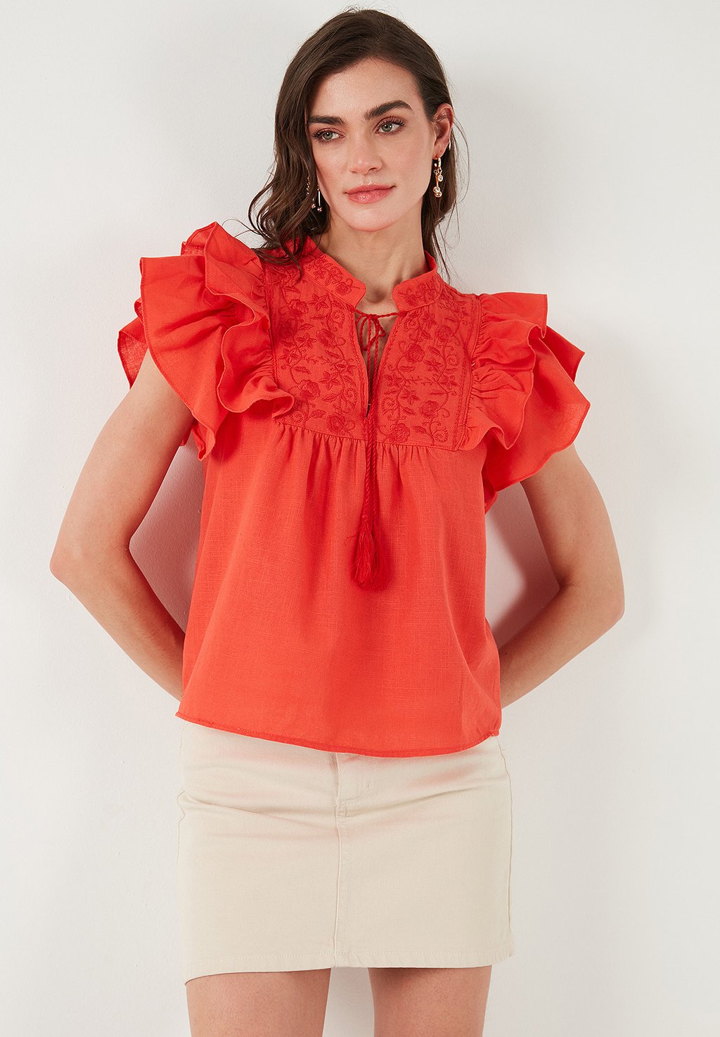 

Блуза REGULAR FIT LELA, коралловый