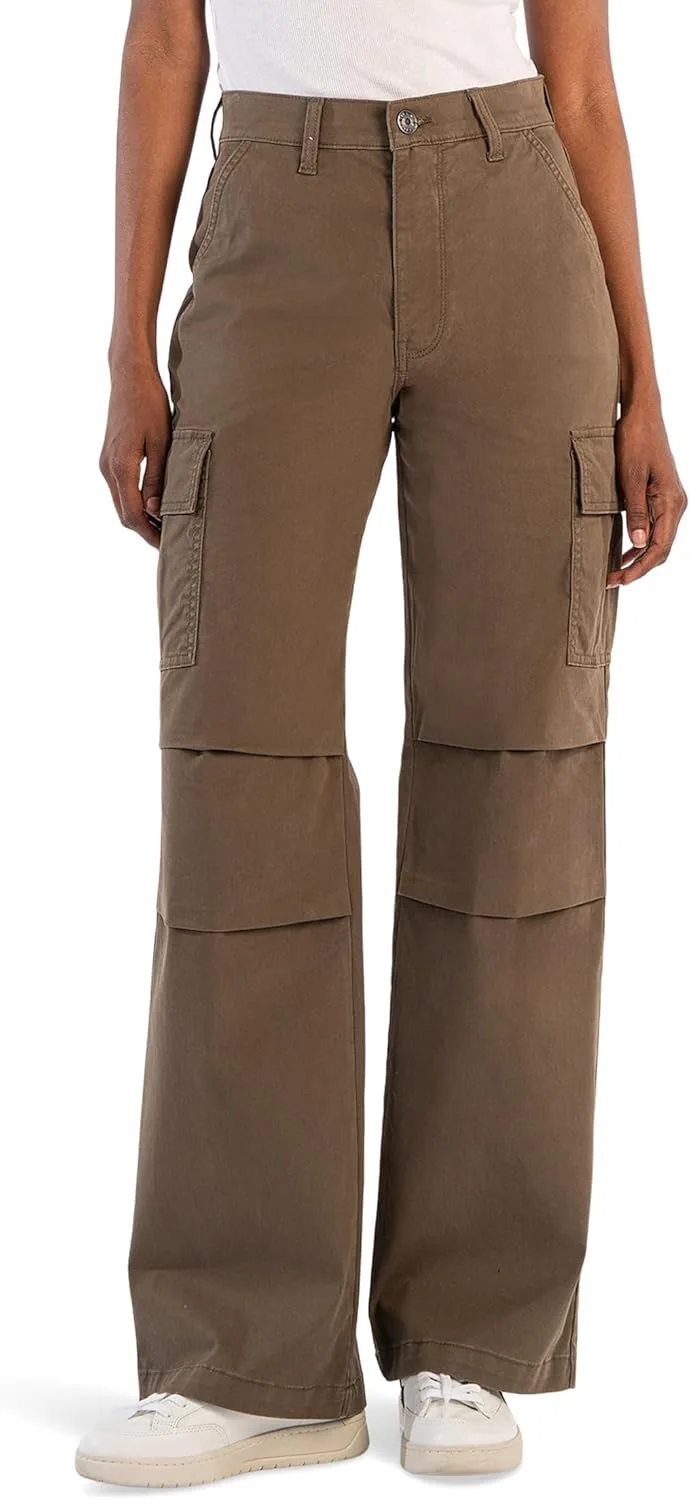 

KUT from the Kloth женские брюки Miller High-Rise Straight Wide Leg с карманами карго