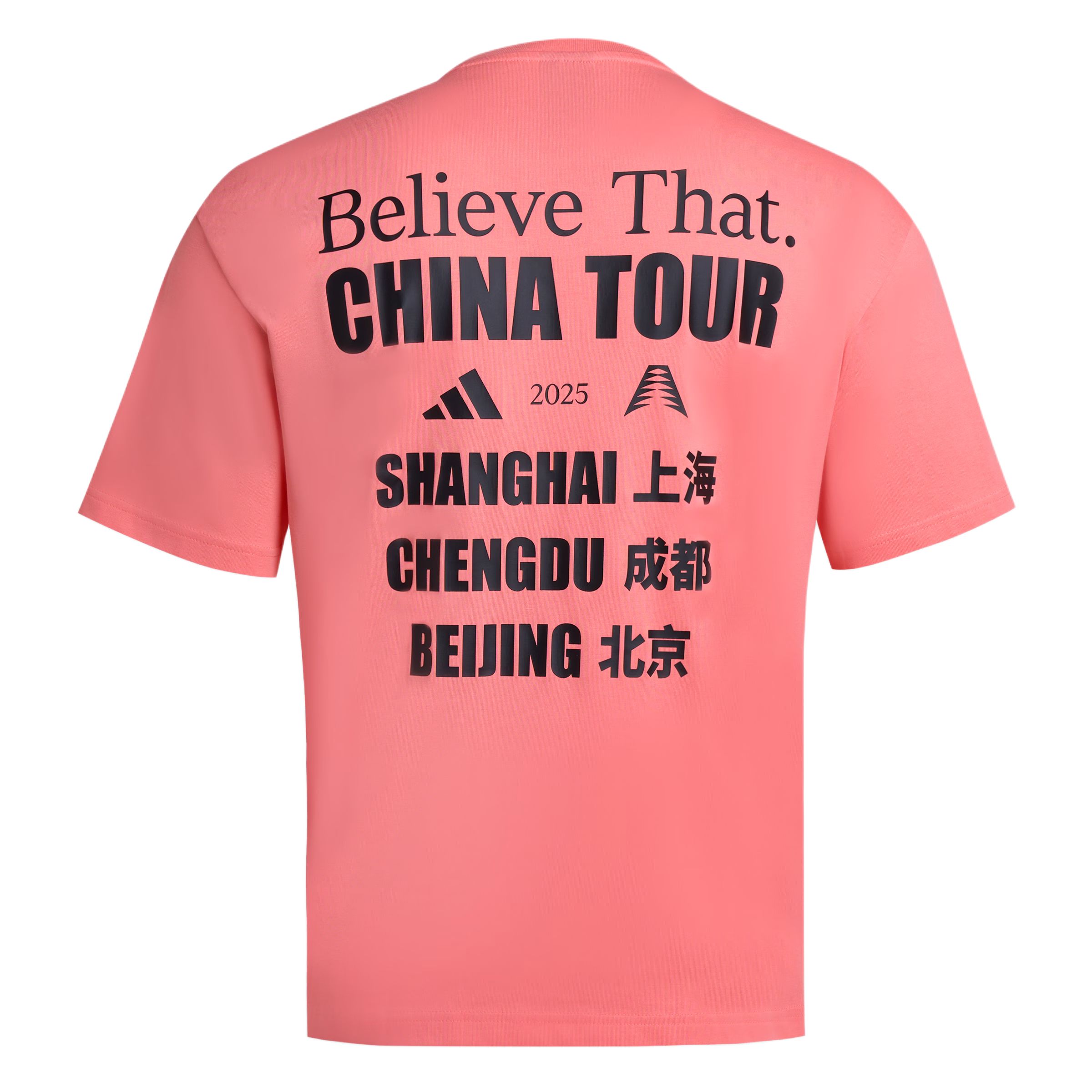 Футболка мужская ANTHONY EDWARDS SS25 CN TOUR TEE Adidas, красный — фото 2