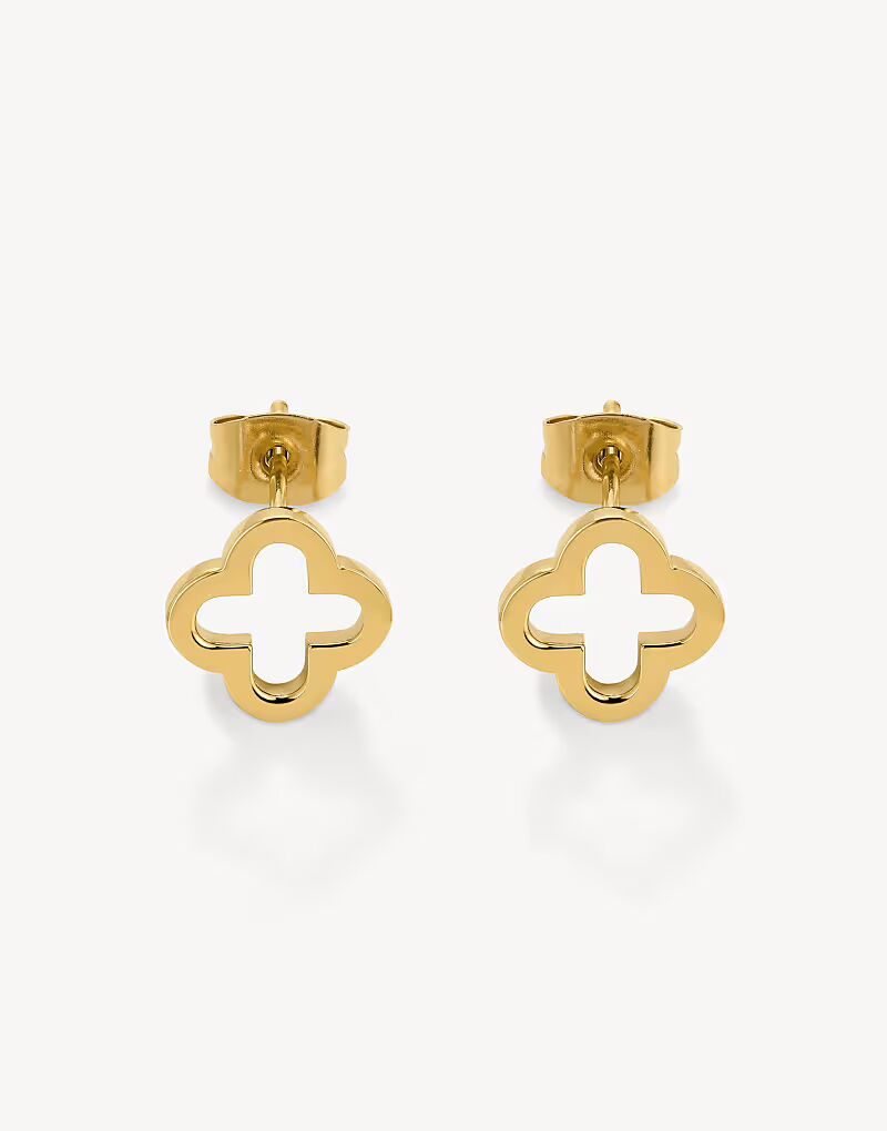 

Классические водонепроницаемые серьги-гвоздики в золоте D. Louise