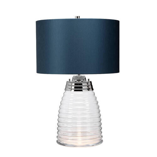 

Настольная лампа Elstead Lighting, 41x64,3 см, прозрачный/никель/бензин