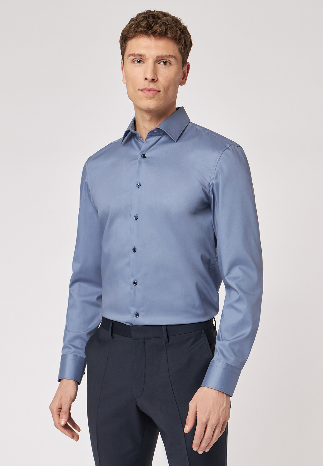 

Рубашка Roy Robson Business Business im Regular Fit, синий