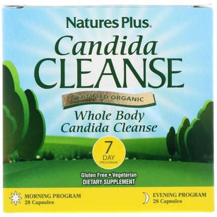 

7-дневная программа Candida Cleanse, 28 капсул, 2 шт., Nature'S Plus