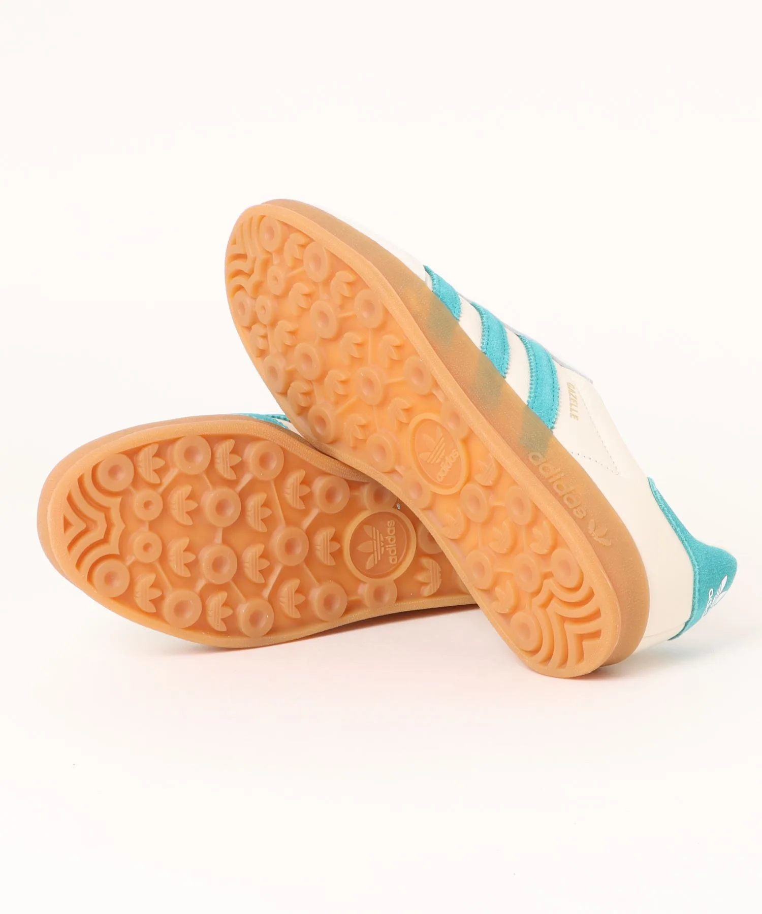 Мужские кроссовки Gazelle Indoor из кожи adidas белые — фото 3