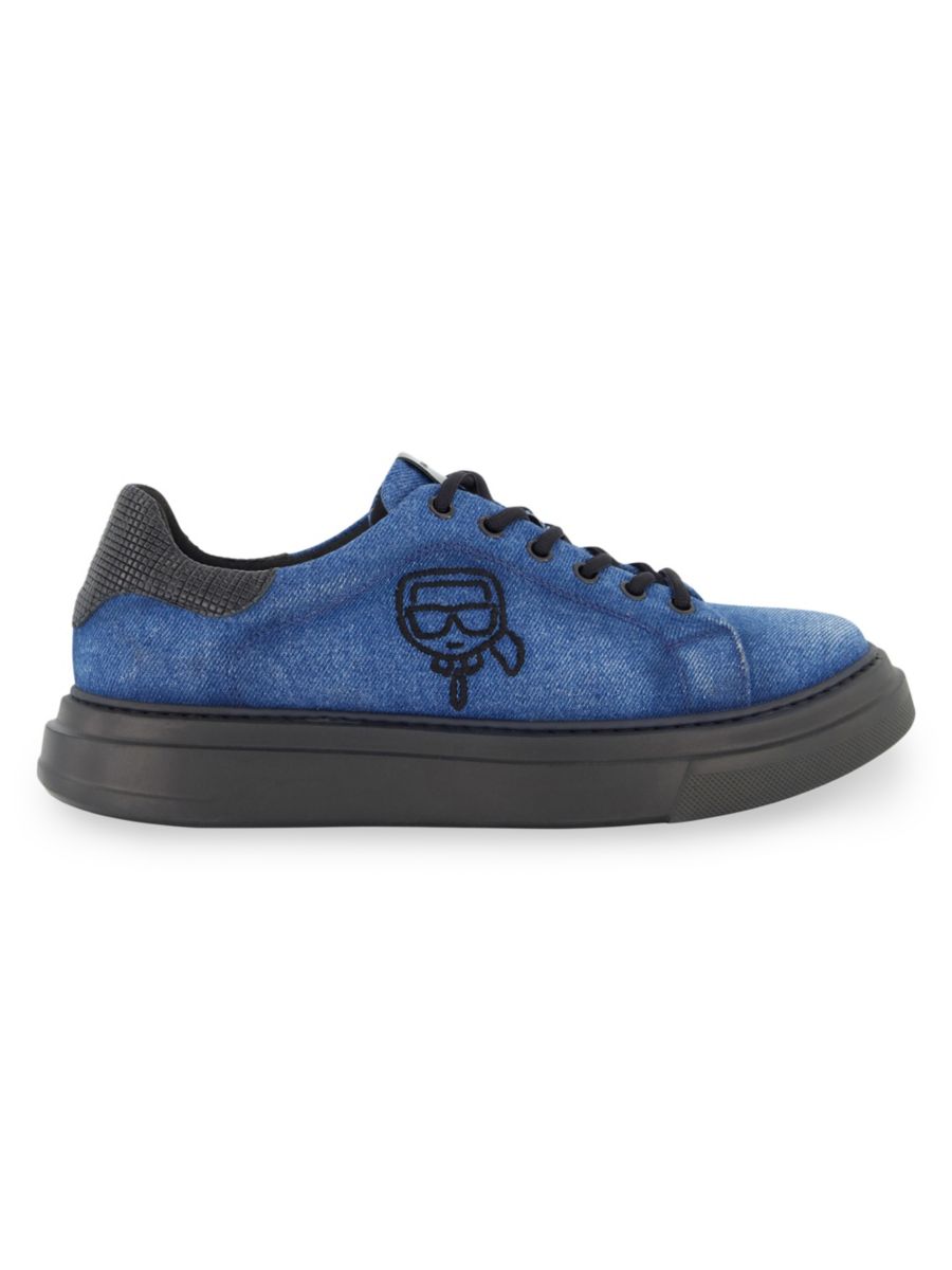 

Кроссовки White Label Karl Denim Karl Lagerfeld Paris, цвет Denim Blue