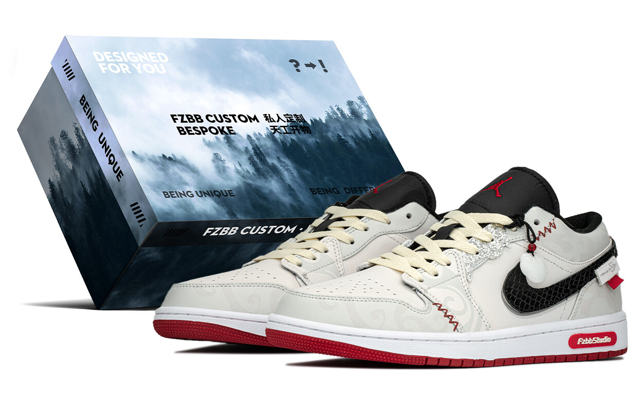 

Баскетбольные кроссовки Air 1 Vintage Men Low-Top Серый/Бежевый/Красный Jordan