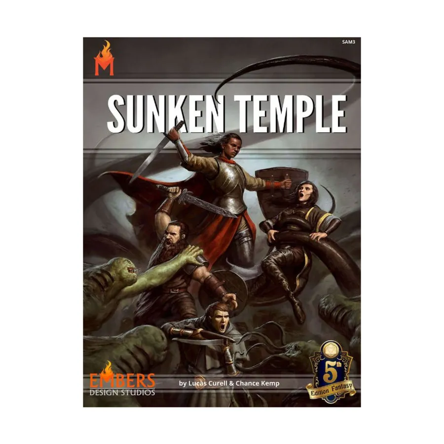 

Sunken Temple, Role Playing Games (Embers Design Studios), твердый переплет