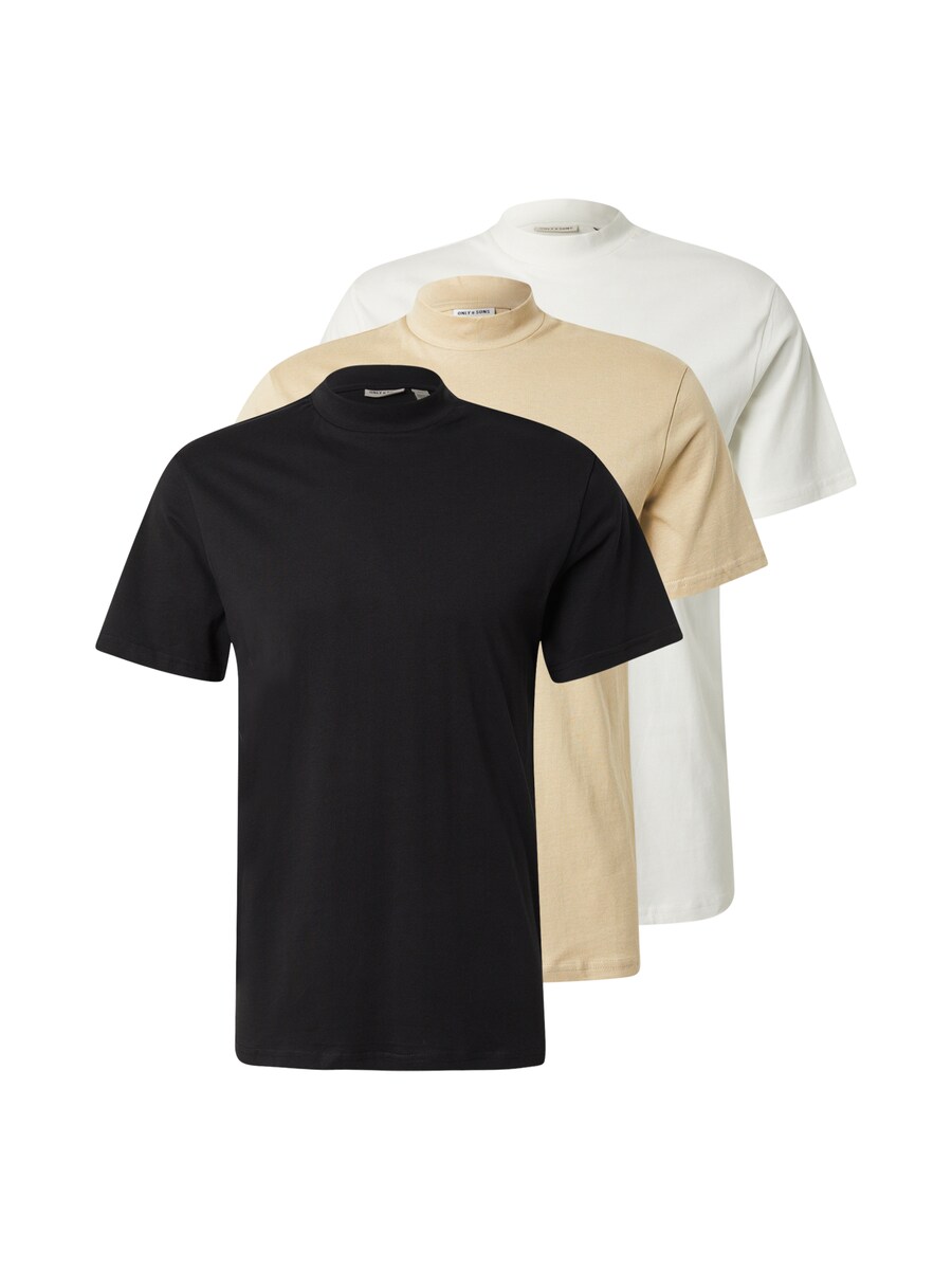 

Рубашка Only & Sons ONSOTIS, цвет Light beige/Black/White