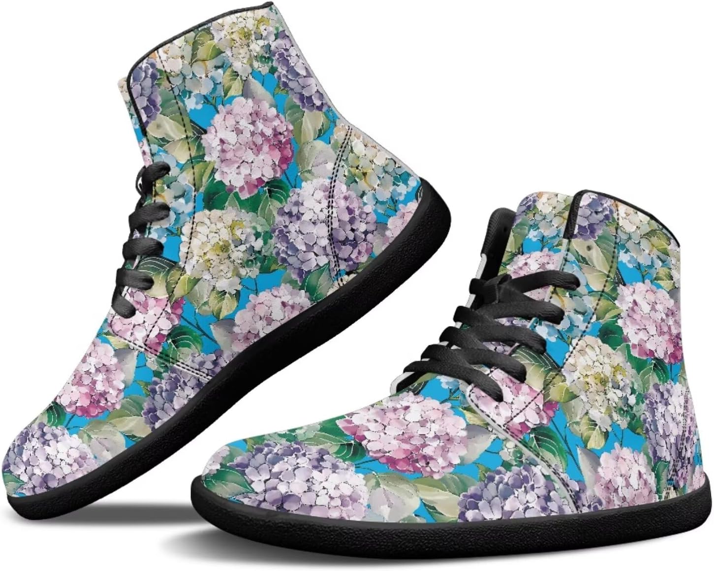 

Женские и мужские босоногообразные ботинки Binienty, широкая полнота, модные кроссовки на шнуровке, минималистичные обувь с нулевым перепадом, уличная обувь, Hydrangea