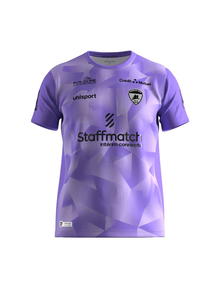 

Футболка Clermont Foot GK 23/24 фиолетового цвета uhlsport