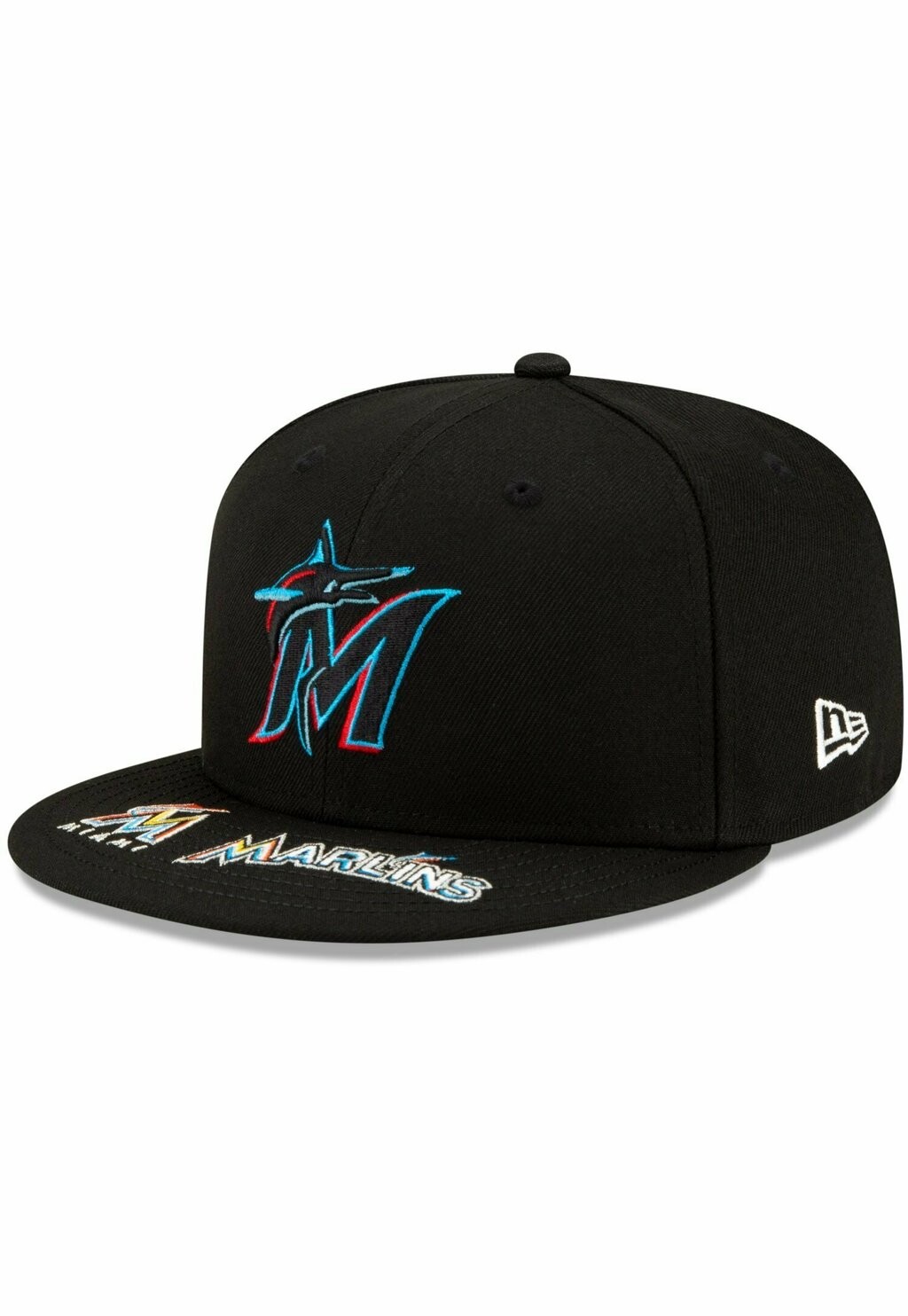 

Бейсболка 59FIFTY GRAPHIC VISOR MLB TEAMS New Era, цвет miami marlins