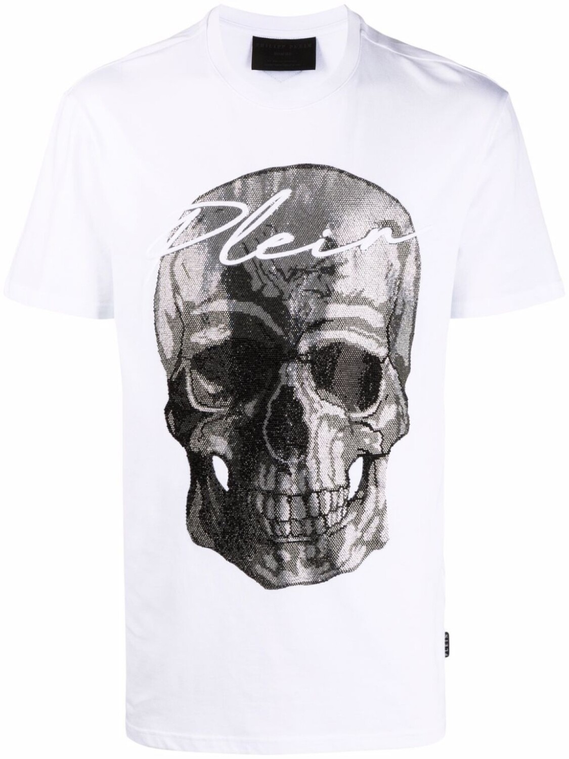 

Philipp Plein футболка с принтом Skull, белый