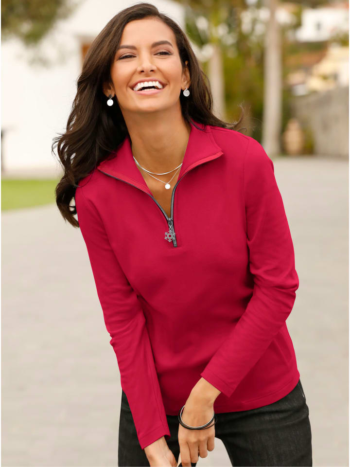 

WITT WEIDEN Футболка с длинными рукавами красного цвета