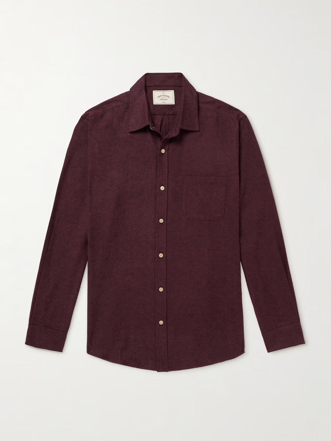 

Рубашка Teca из хлопка и фланели PORTUGUESE FLANNEL, красный