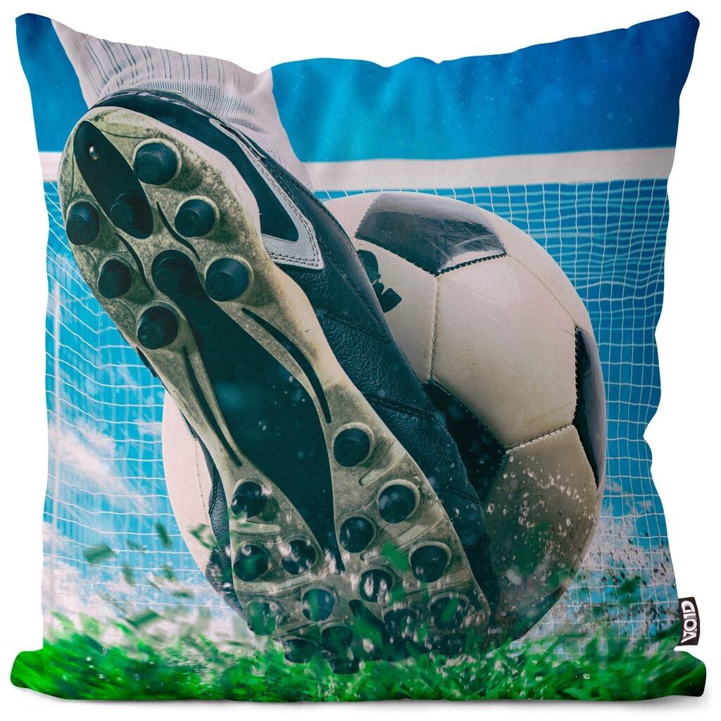 

Чехол для подушки VOID Football Goal Shot, полиэстер, водонепроницаемая подушка для улицы и дома. Размер: 80 x 80 см.