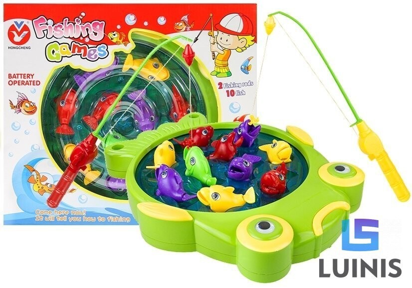 

Рыболов, аркадная игра, Lean Toys