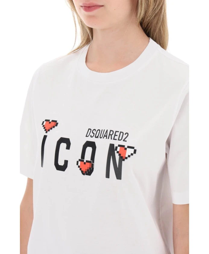 Футболка толстовка Dsquared2, белый — фото 4
