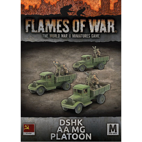 

Фигурки Flames Of War: Dshk Aa Mg Platoon