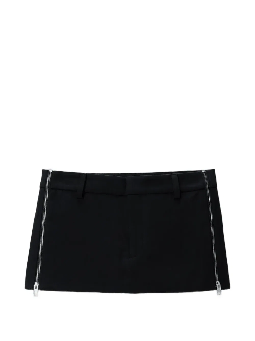 Мини-шорты из саржи Alexander Wang, черный
