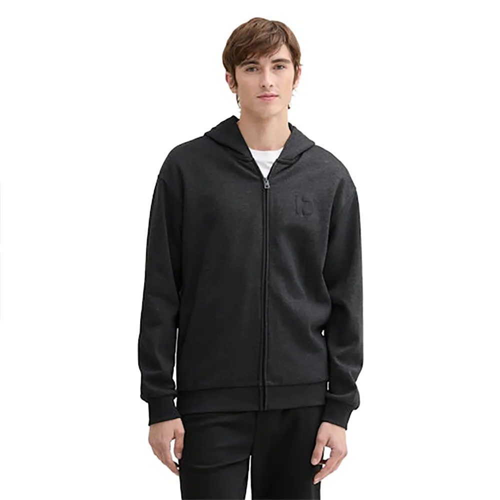 

Толстовка Tom Tailor 1043954 With Print full zip, черный