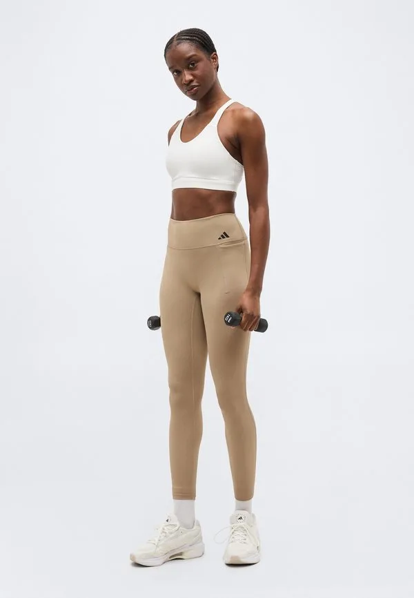 Спортивный бюстгальтер optime essentials с высокой поддержкой для тренировок Adidas Performance, White — фото 2