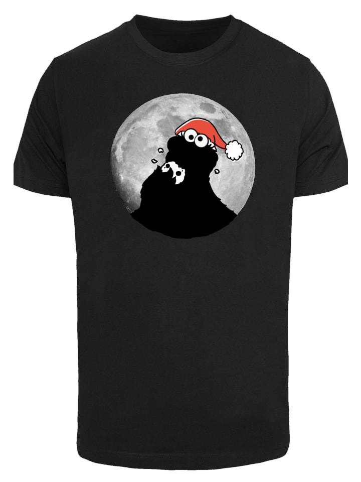 

Футболка F4NT4STIC T-Shirt Krümelmonster Weihnachten, черный