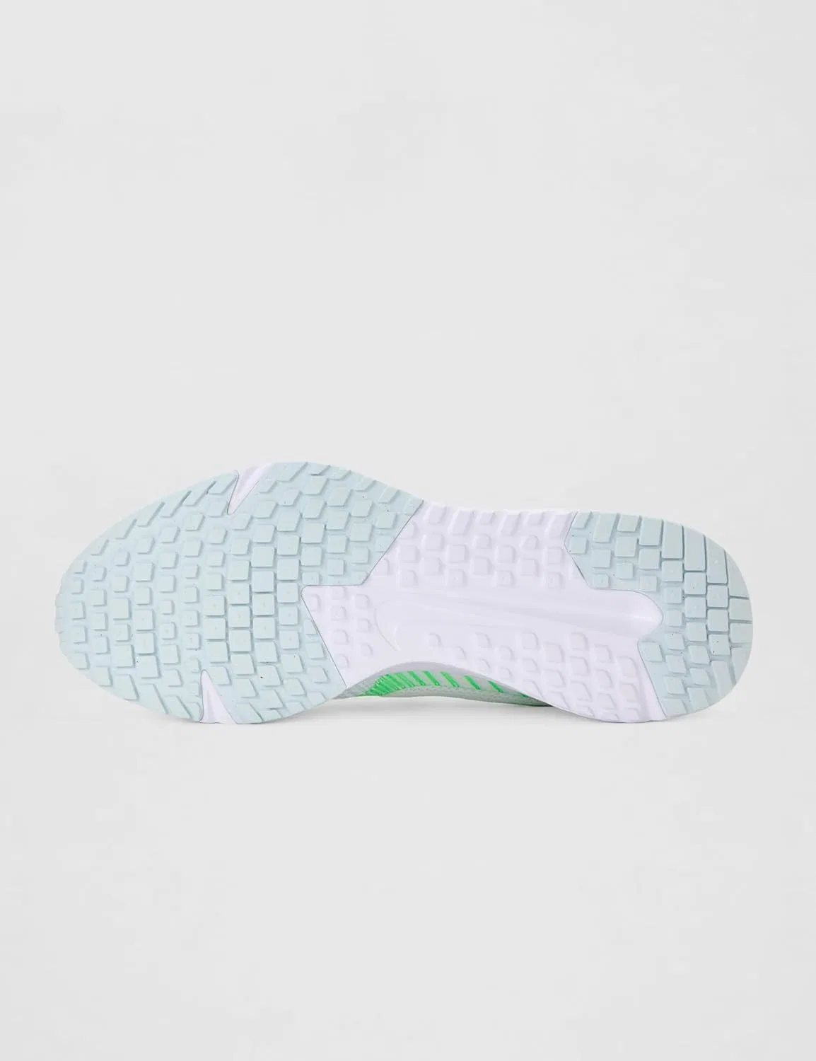 Мужские кроссовки Nike Run Defy для бега, White Black Glacier Blue Green — фото 4