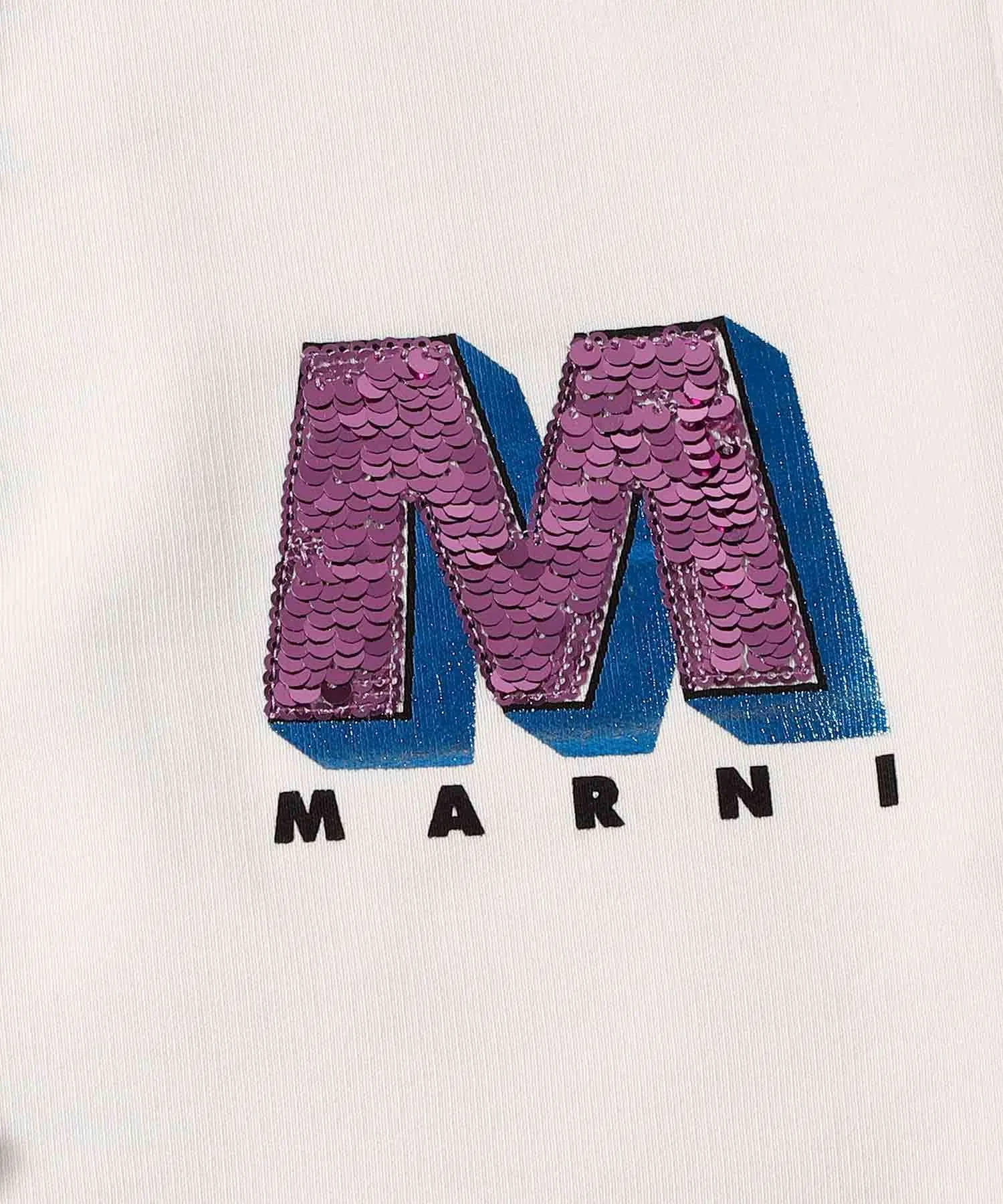 Детские спортивные штаны MARNI с логотипом бренда — фото 4