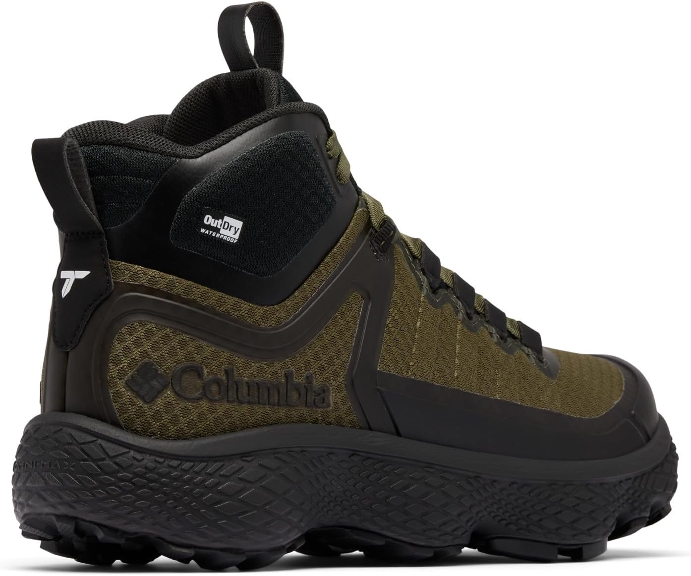 Мужские треккинговые ботинки Columbia Escape Thrive Titanium Mid Outdry, Nori/Black — фото 2