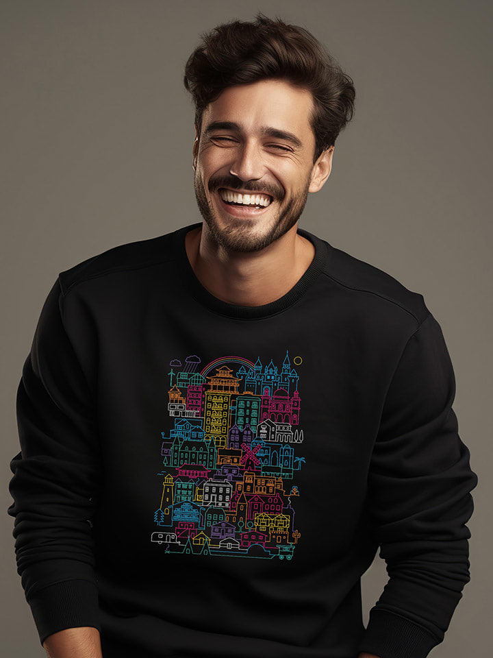 

Толстовка WOOOP Sweatshirt Home Sweet Home, черный