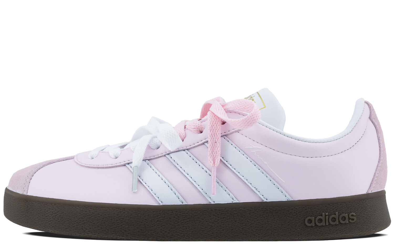 

Кроссовки adidas neo Vl Court Classic Skateboarding Shoes Unisex Low-top Pale Pink/white, розовый