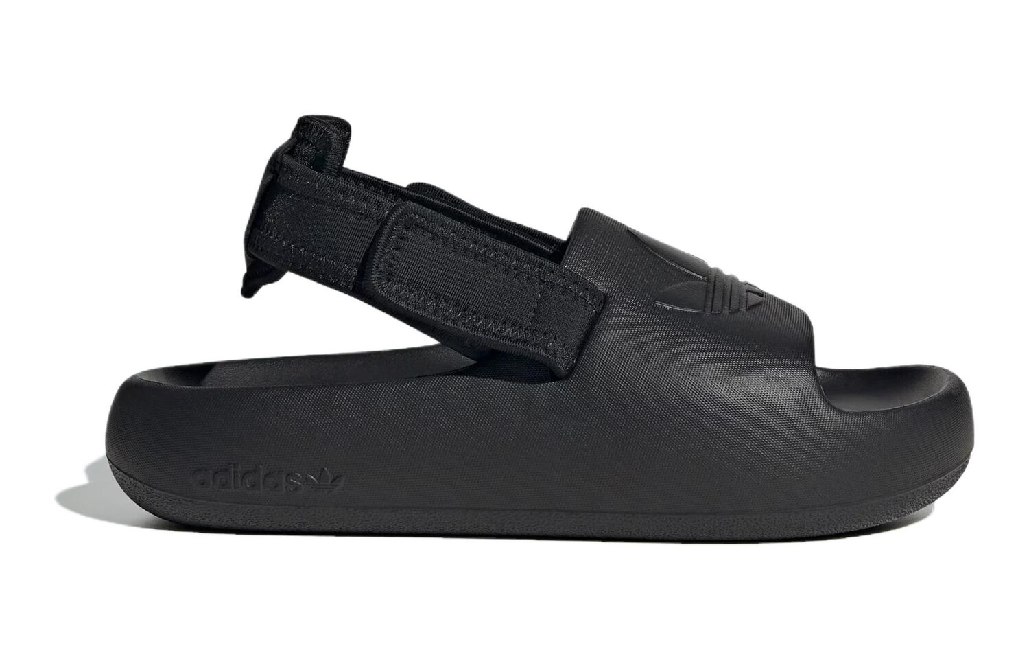 Детские сандалии adidas originals ADIFOM ADILETTE GS, Black — фото 2