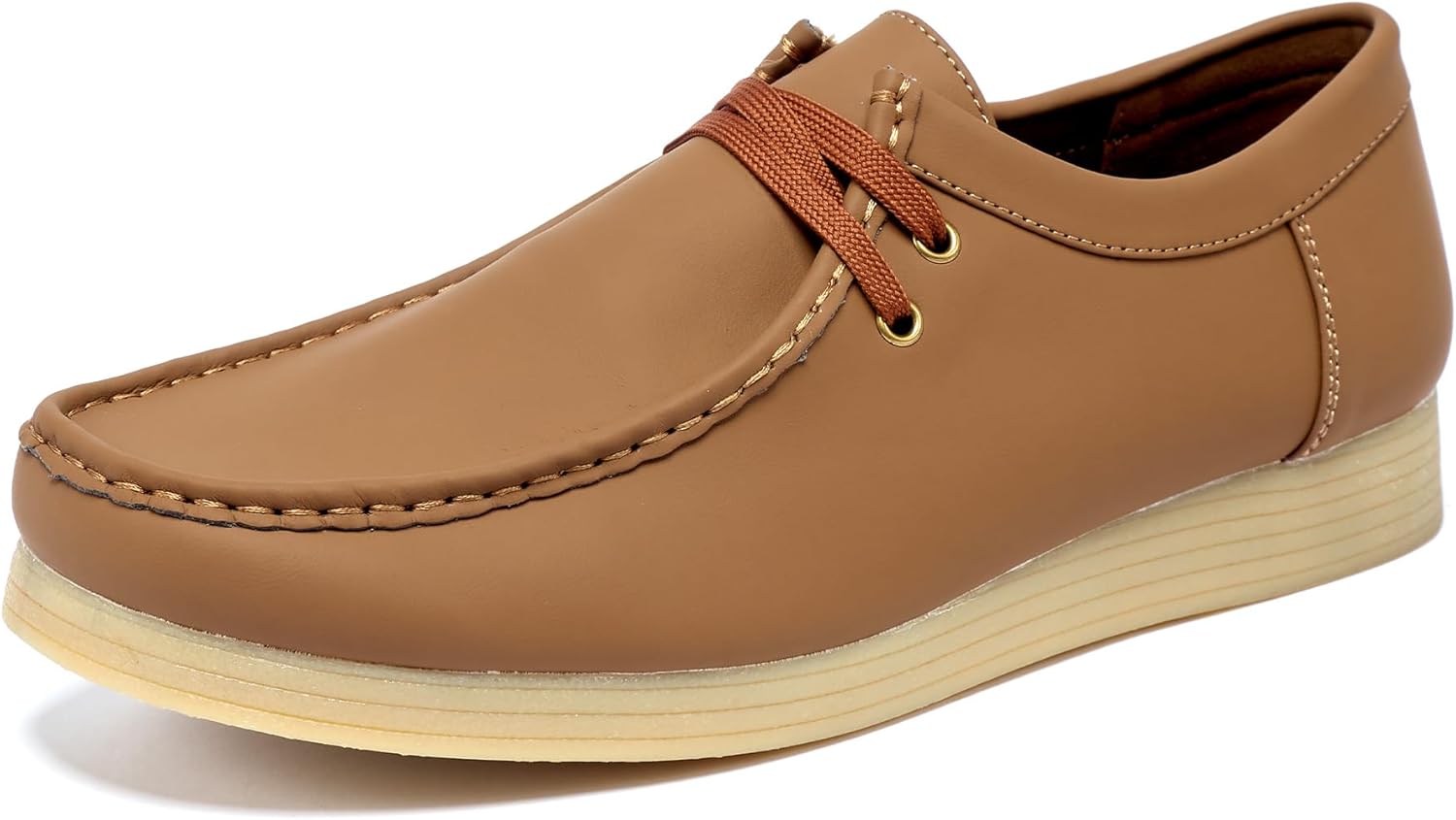 

Мужские лоферы повседневные слипоны из кожи, лодочные туфли для мужчин, лоферы, кроссовки для прогулок и работы Ovpmkc, коричневый