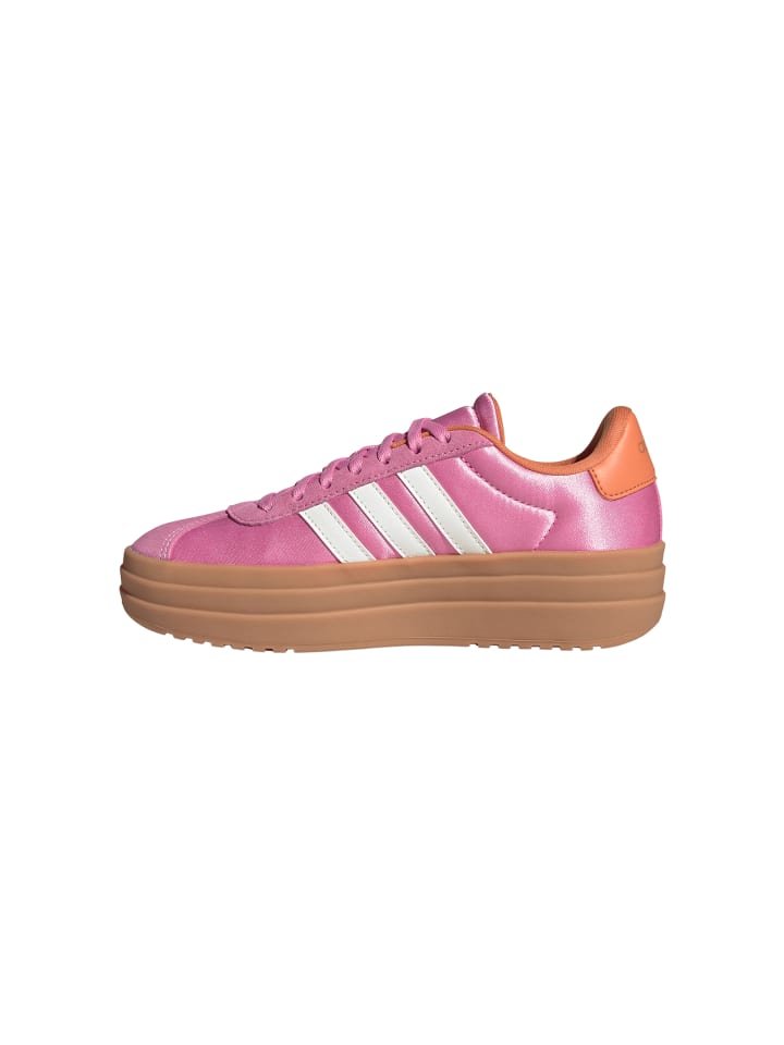 Adidas Низкие кроссовки VL Court Bold J розового цвета — фото 2