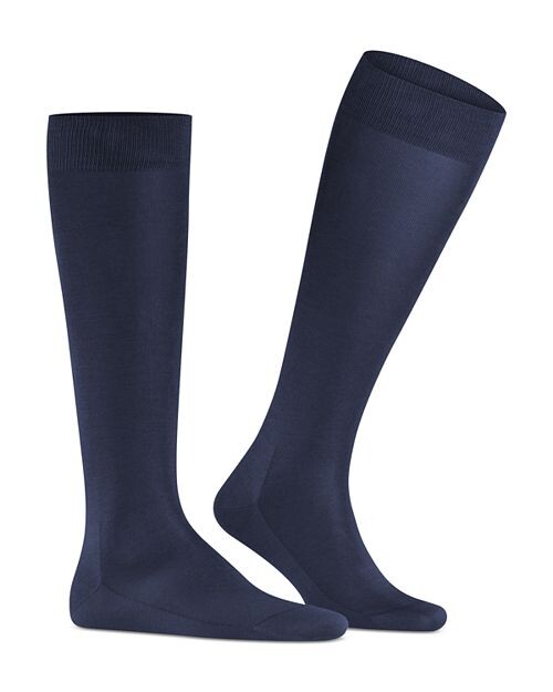 

Носки до колена из смеси хлопка Fil D'&;eacute;cosse Falke, цвет Blue