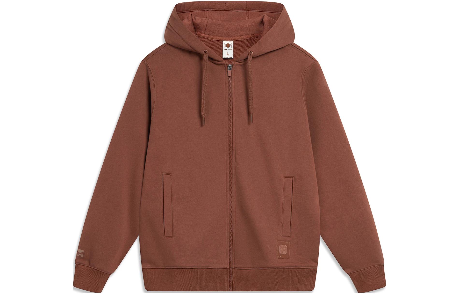 

Толстовка LiNing Sports Life Collection унисекс, цвет молочный кофе, коричневый