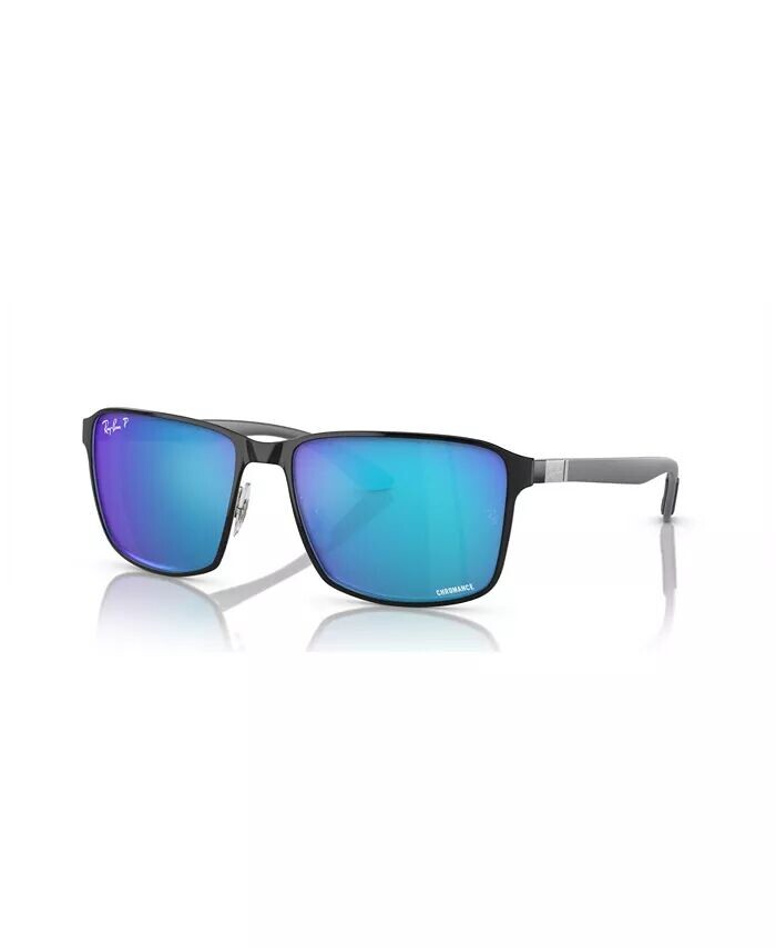 

Поляризованные солнцезащитные очки унисекс, зеркало RB3721CH Ray-Ban, черный