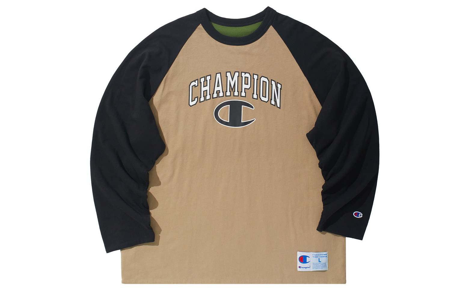 

Футболка унисекс Champion, красная в стиле пэчворк