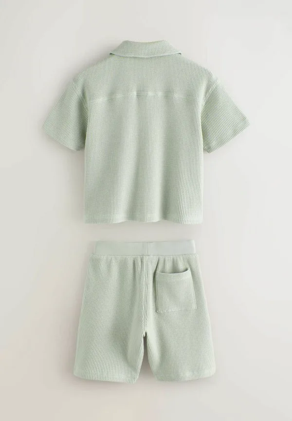 Спортивные штаны стандартного кроя из вафельной ткани. Smallsaints, Mint Green — фото 2