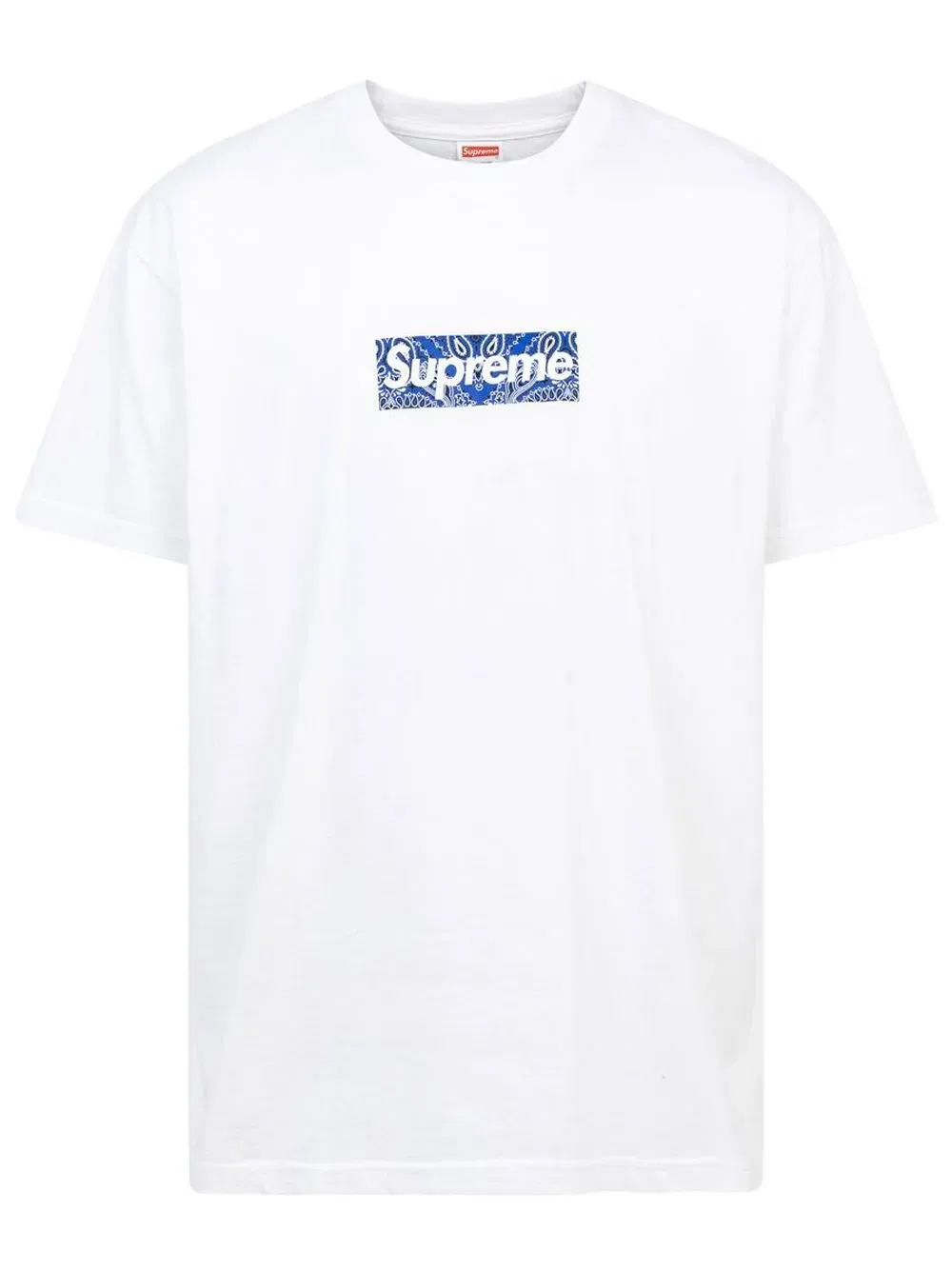 Футболка с логотипом-банданой Supreme, белый
