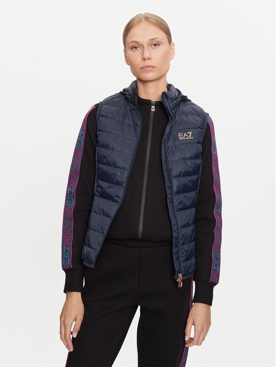 

Утепленный жилет regular fit 6DTQ06 TNGPZ Ea7 Emporio Armani, синий