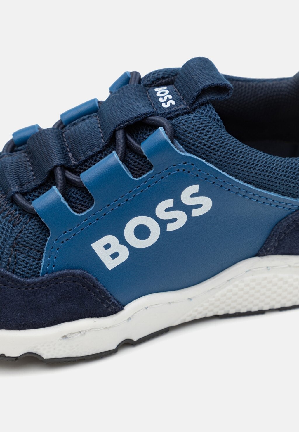 

Кроссовки на шнуровке TRAINERS UNISEX BOSS Kidswear, синий