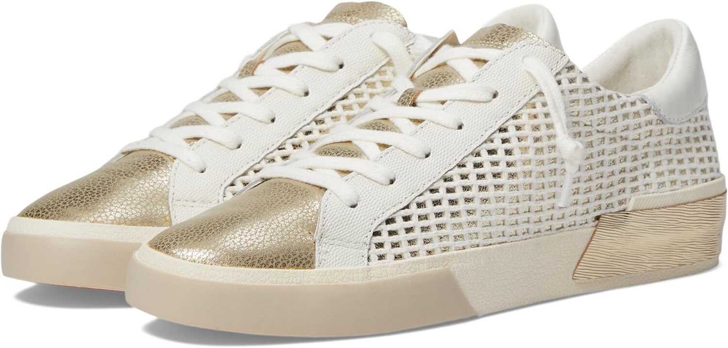 

Кроссовки Zina Dolce Vita, цвет Bone/Gold Woven