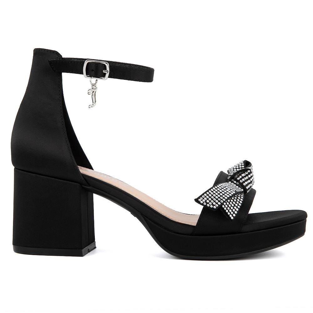 Женские классические сандалии Juicy Couture Nelly 2 с открытым носком, черный — фото 2
