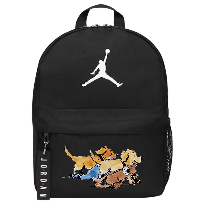 

Jordan Полиэстеровый рюкзак обычный унисекс черный, 3 Pack Dogs