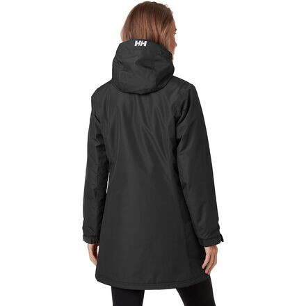 Длинная зимняя утепленная куртка Belfast - женская Helly Hansen, черный — фото 3