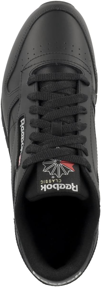 Кроссовки Reebok Unisex Kinder Classic Leather, черный — фото 2