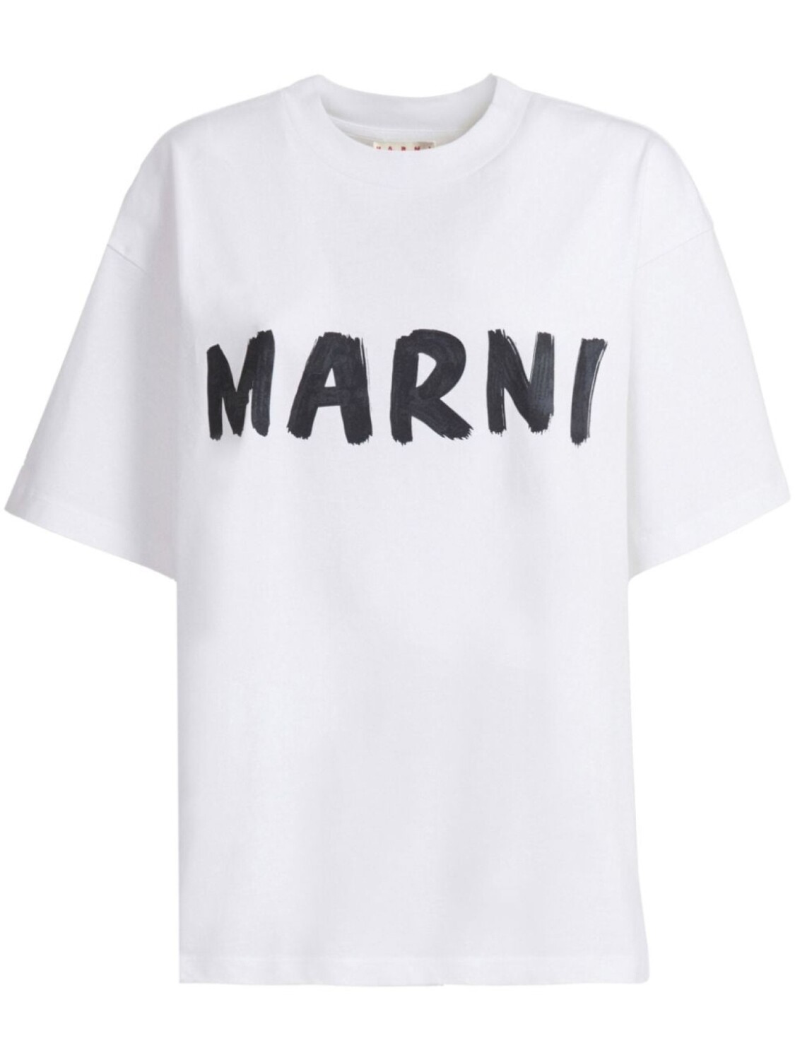 

Marni футболка с логотипом, белый