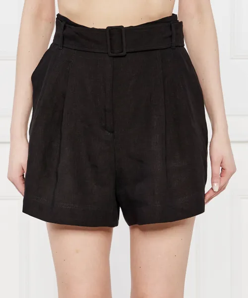 

Панамские льняные шорты Marella, черный