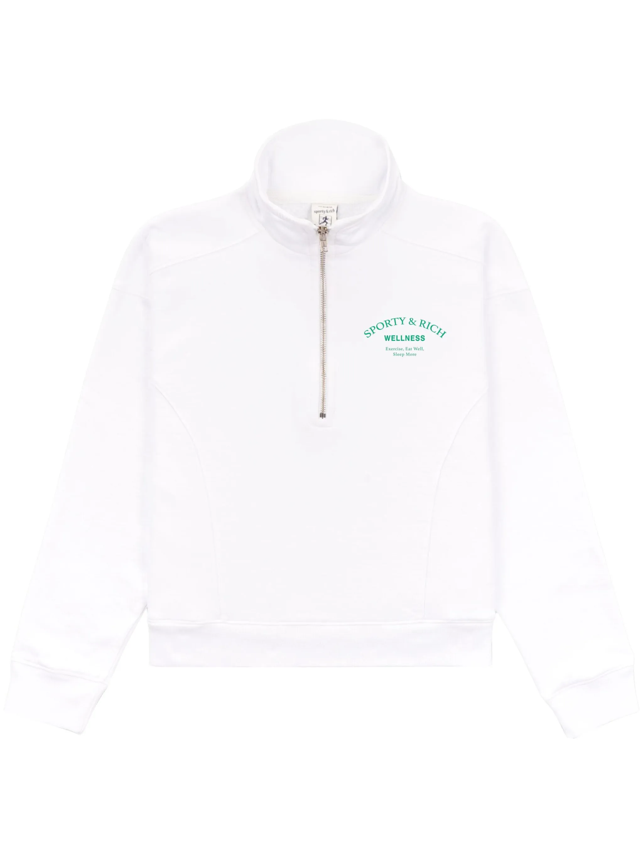 

Толстовка Wellness Studio на молнии Sporty & Rich, белый